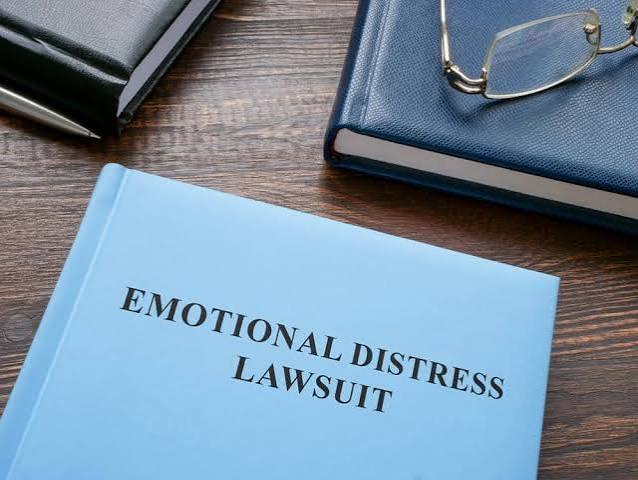 Emotional distress lawsuit guide - person experiencing anxiety and depression seeking legal help